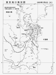 東京湾口海況図(2005/02/08)