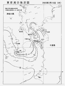 東京湾口海況図(2005/02/10)