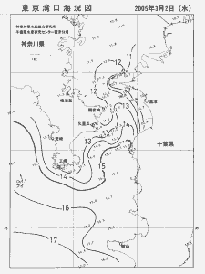 東京湾口海況図(2005/03/02)
