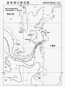 東京湾口海況図(2005/03/08)