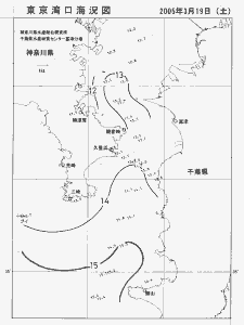 東京湾口海況図(2005/03/19)