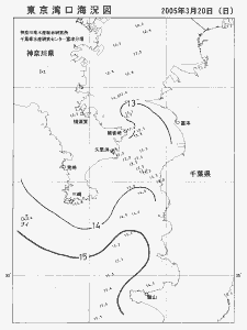 東京湾口海況図(2005/03/20)