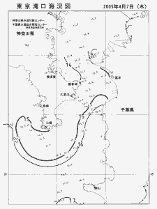 東京湾口海況図(2005/04/07)