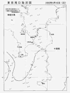 東京湾口海況図(2005/04/10)