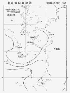 東京湾口海況図(2005/04/20)