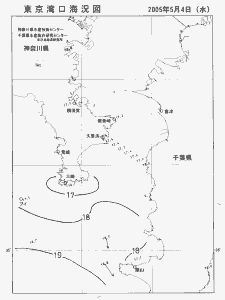 東京湾口海況図(2005/05/04)