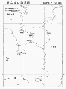 東京湾口海況図(2005/05/17)