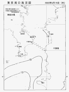 東京湾口海況図(2005/05/19)