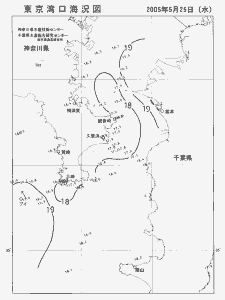 東京湾口海況図(2005/05/25)
