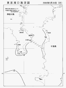 東京湾口海況図(2005/05/30)
