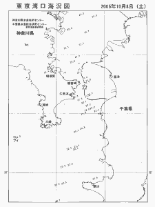 東京湾口海況図(2005/10/08)