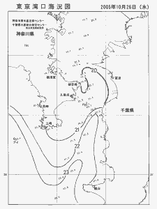 東京湾口海況図(2005/10/26)