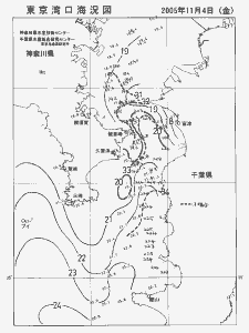 東京湾口海況図(2005/11/04)