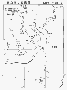 東京湾口海況図(2005/11/13)