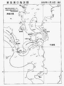 東京湾口海況図(2005/11/18)