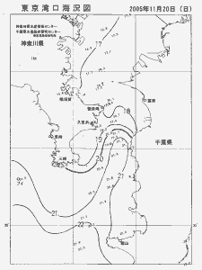 東京湾口海況図(2005/11/20)