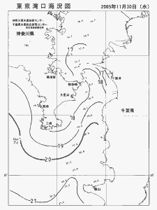 東京湾口海況図(2005/11/30)
