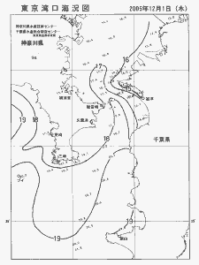 東京湾口海況図(2005/12/01)