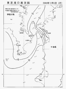 東京湾口海況図(2005/12/05)