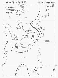 東京湾口海況図(2005/12/06)
