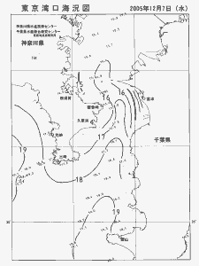 東京湾口海況図(2005/12/07)