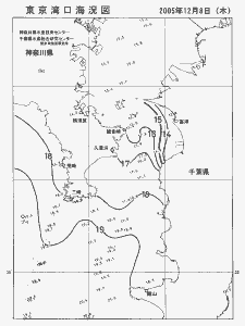 東京湾口海況図(2005/12/08)