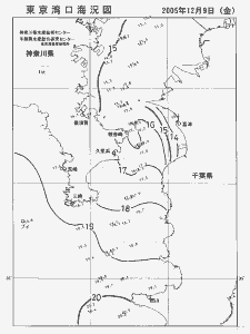 東京湾口海況図(2005/12/09)