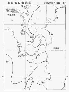 東京湾口海況図(2005/12/10)