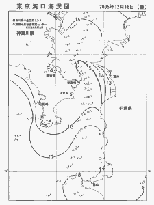 東京湾口海況図(2005/12/16)