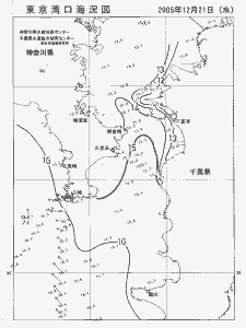 東京湾口海況図(2005/12/21)