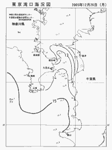 東京湾口海況図(2005/12/26)