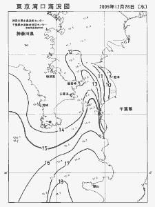 東京湾口海況図(2005/12/28)