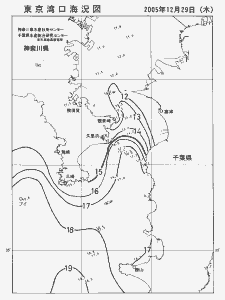 東京湾口海況図(2005/12/29)