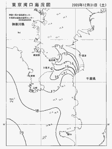 東京湾口海況図(2005/12/31)