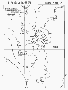 東京湾口海況図(2006/01/02)
