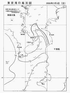 東京湾口海況図(2006/02/05)