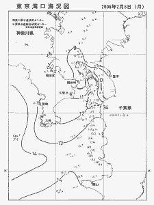 東京湾口海況図(2006/02/06)