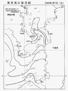 東京湾口海況図(2006/02/07)