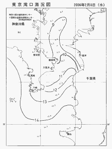 東京湾口海況図(2006/02/08)