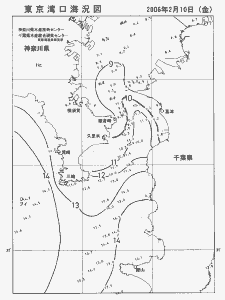 東京湾口海況図(2006/02/10)