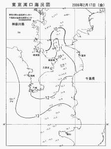 東京湾口海況図(2006/02/17)