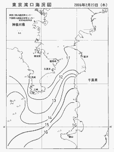 東京湾口海況図(2006/02/23)