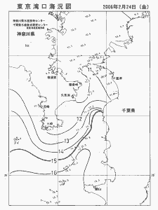東京湾口海況図(2006/02/24)