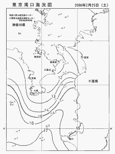 東京湾口海況図(2006/02/25)