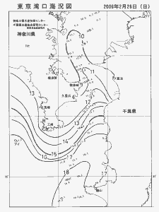東京湾口海況図(2006/02/26)