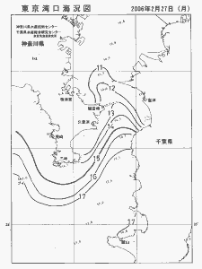東京湾口海況図(2006/02/27)