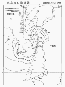 東京湾口海況図(2006/03/02)
