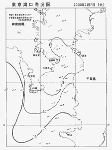 東京湾口海況図(2006/03/07)
