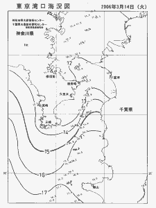 東京湾口海況図(2006/03/14)