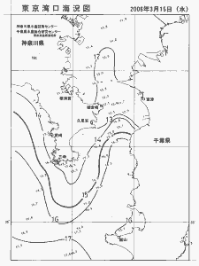 東京湾口海況図(2006/03/15)
